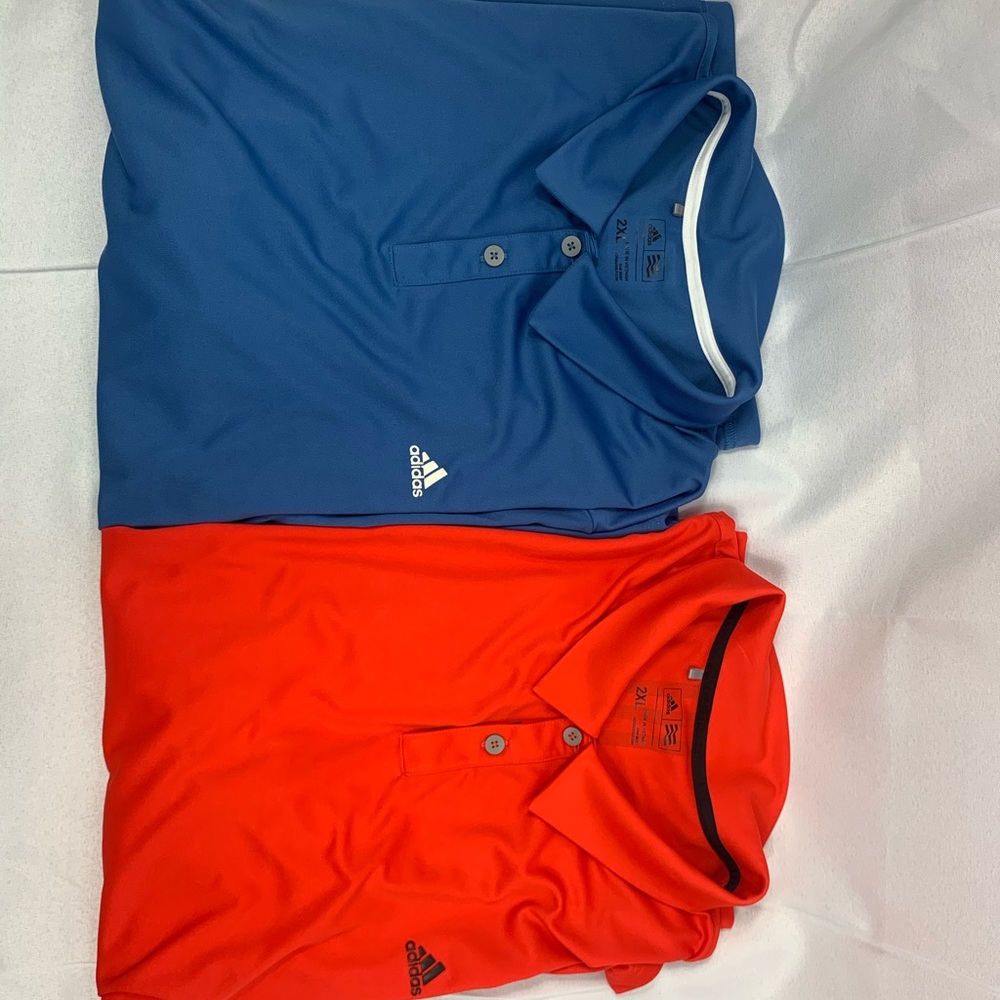 2 pairs of adidas dri-fit shirts
